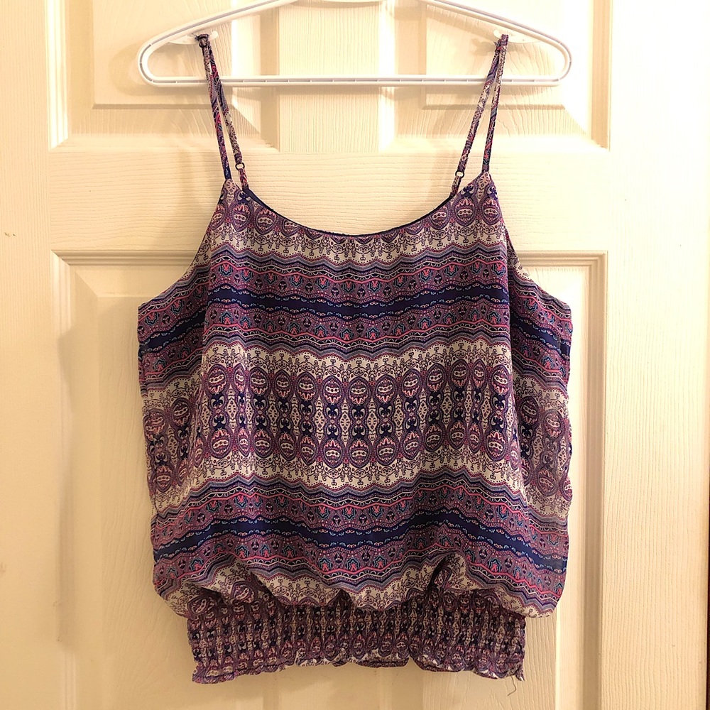 Streetwear Society Boho Print Bubble Cami